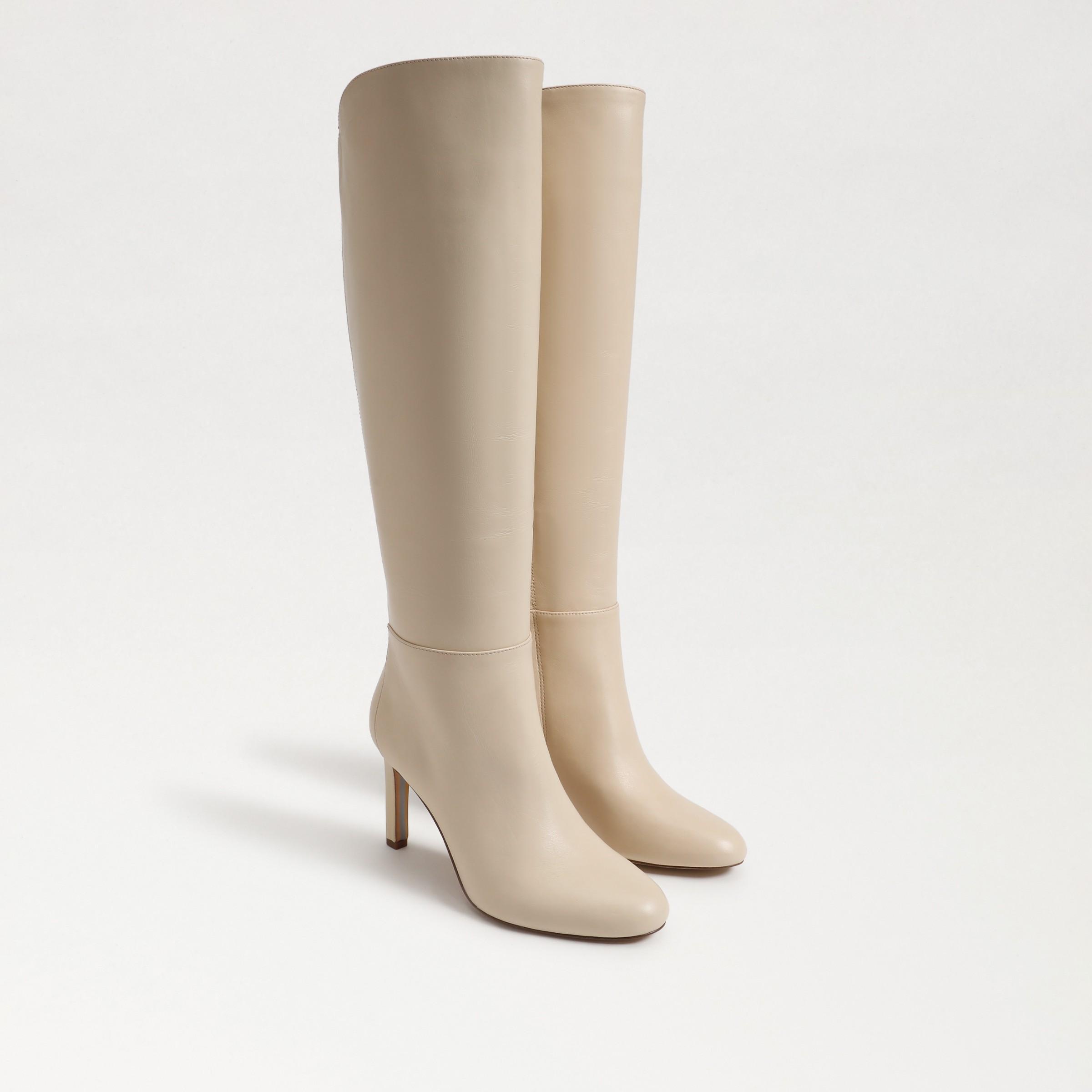 Sam Edelman Shauna Tall Boot Eggshell Leather Product Image