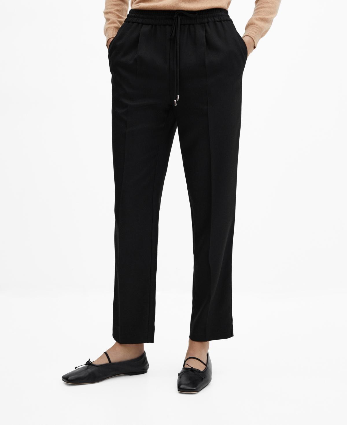 MANGO Cuffed Seam Detail Lounge Pants Product Image