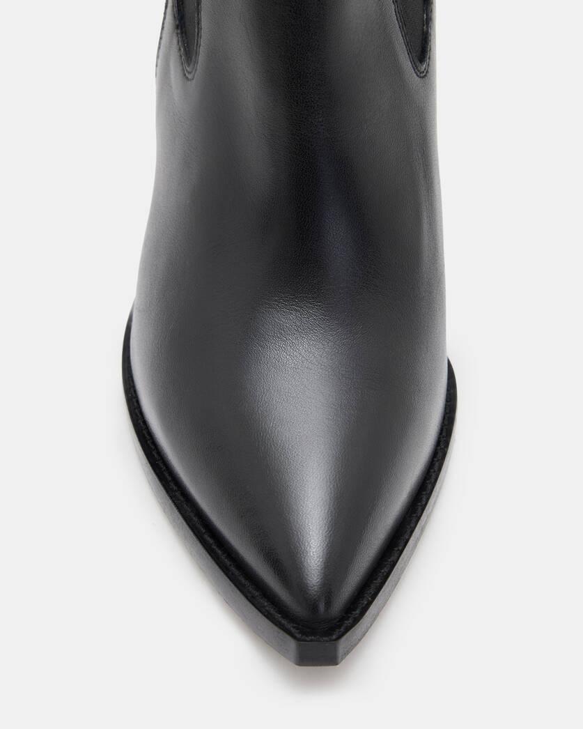 Ria Pointed Toe Leather Boots Product Image