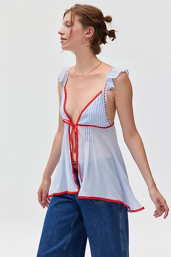 Kimchi Blue Too Cute Flyaway Babydoll Top Womens at Urban Outfitters Product Image