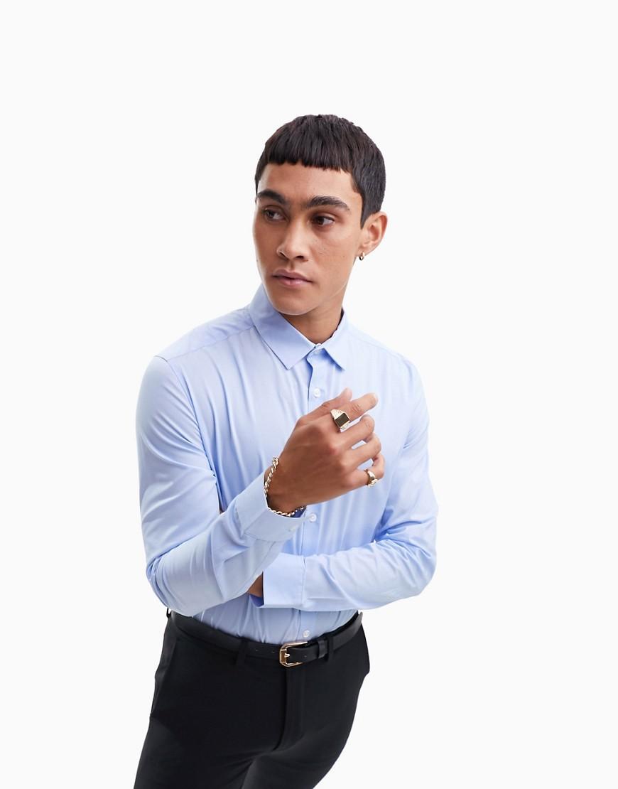 ASOS DESIGN stretch slim fit work shirt Product Image