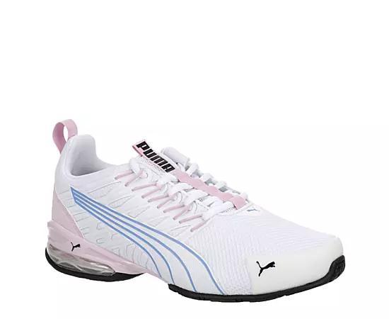 Womens PUMA Voltaic EVO Running Shoe Blue Skies / Pink Product Image