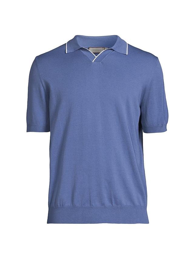 Mens Cotton Polo Shirt Product Image