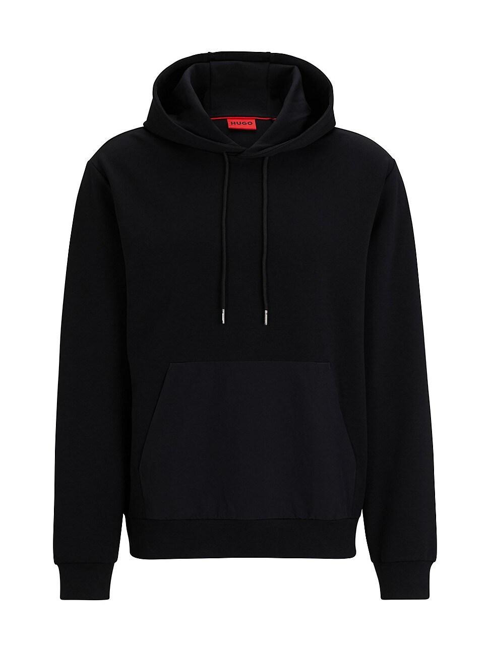 Mens Relaxed-Fit Hoodie in Stretch Cotton Product Image