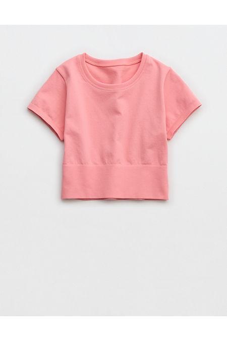 OFFLINE By Aerie Sidewalk Seamless Cropped T-Shirt Women's Product Image