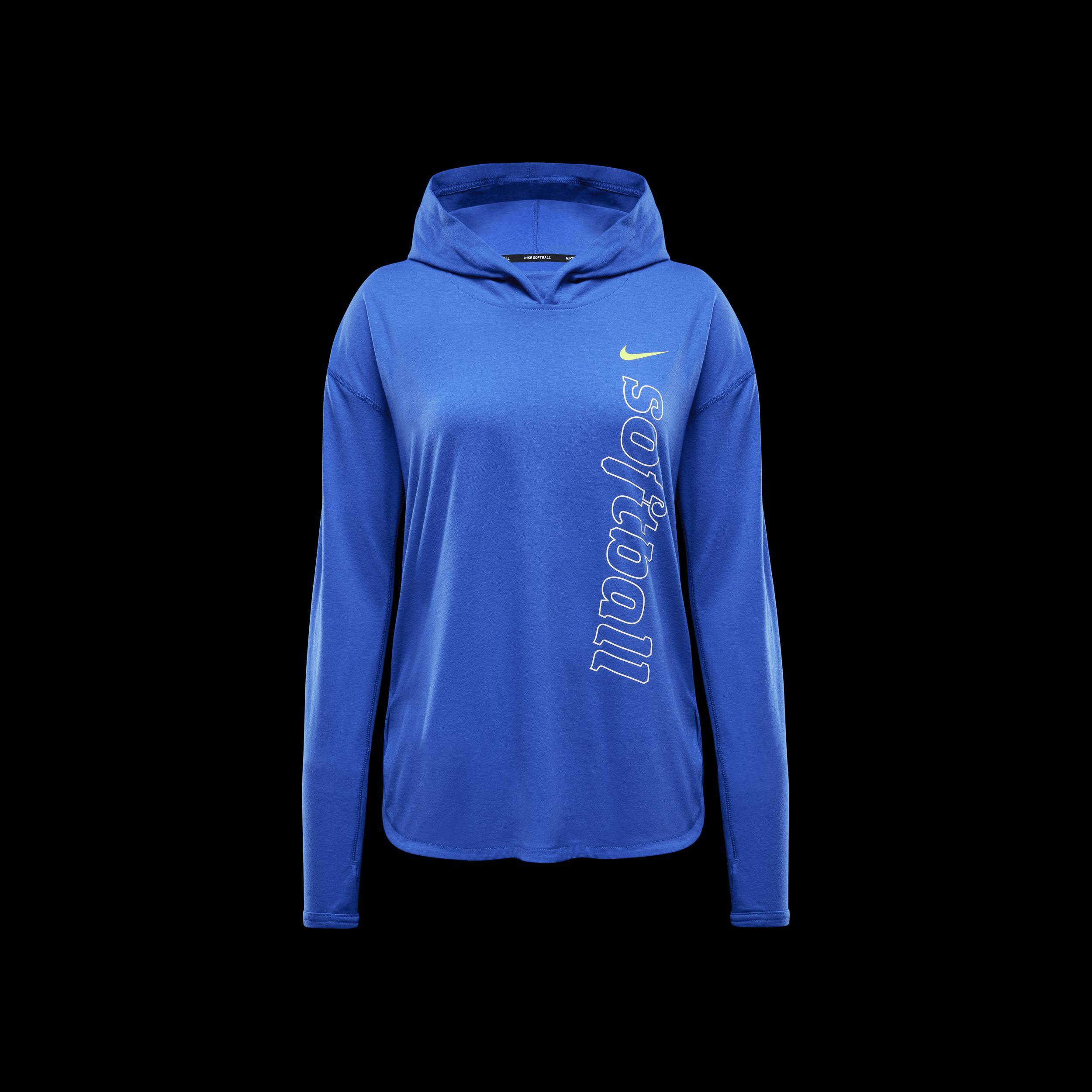 Nike Women's Dri-FIT Long-Sleeve Softball Hoodie Product Image