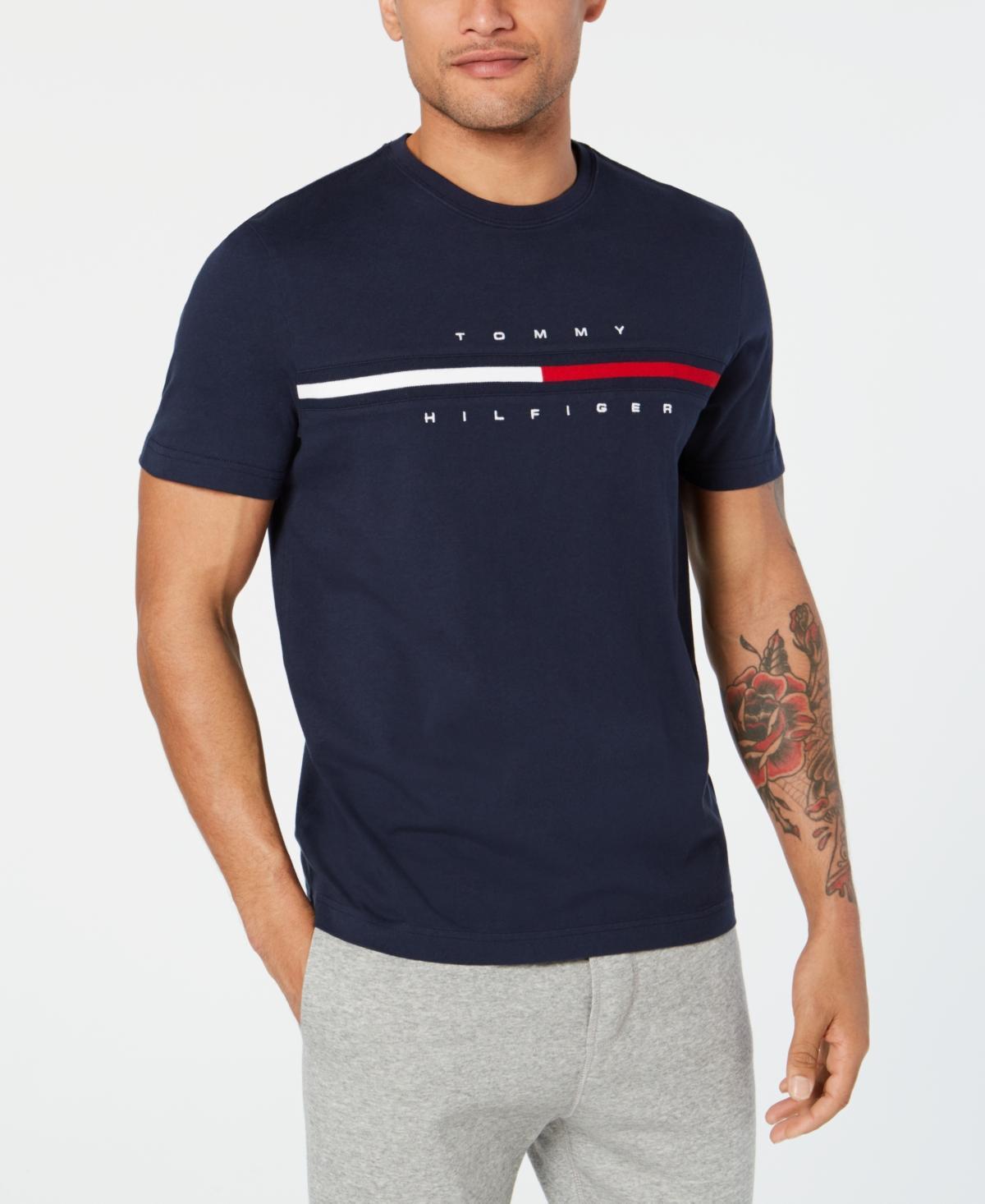 Mens Tommy Hilfiger Tino Logo Tee Blue Product Image