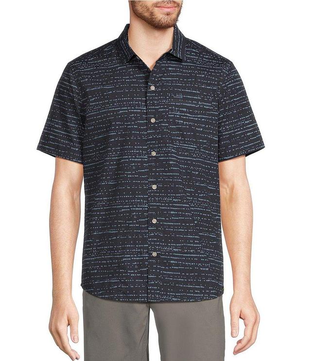 L.L.Bean All-Adventure Abstract Camo Printed Short Sleeve Shirt Product Image