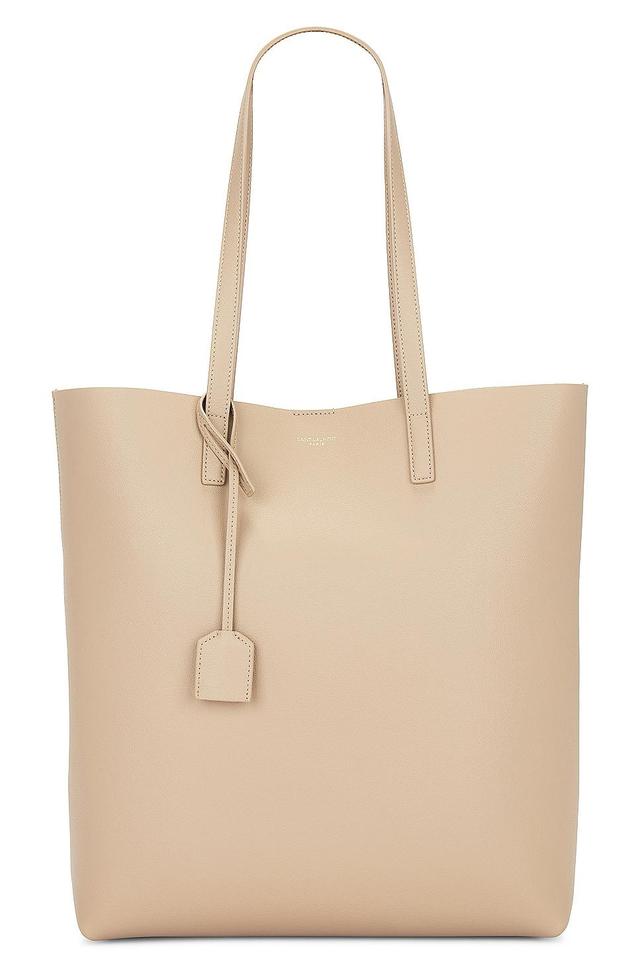 Saint Laurent North South Shopping Tote Bag in Brown Product Image