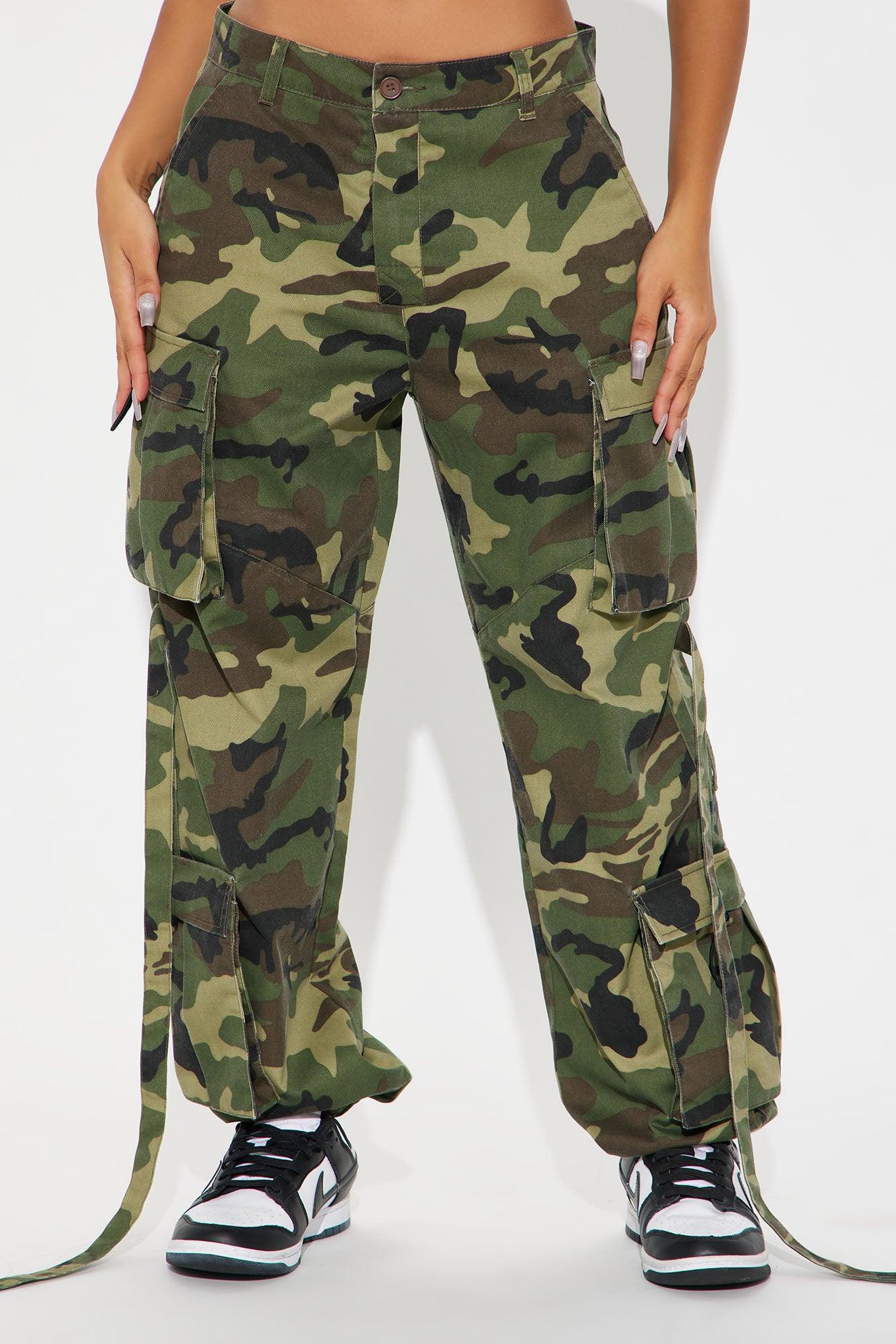 Level You Up Camo Jogger Pant - Olive/combo product image