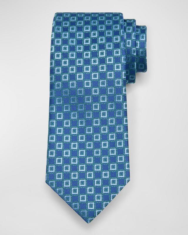 Men's Silk Micro-Square Jacquard Tie Product Image