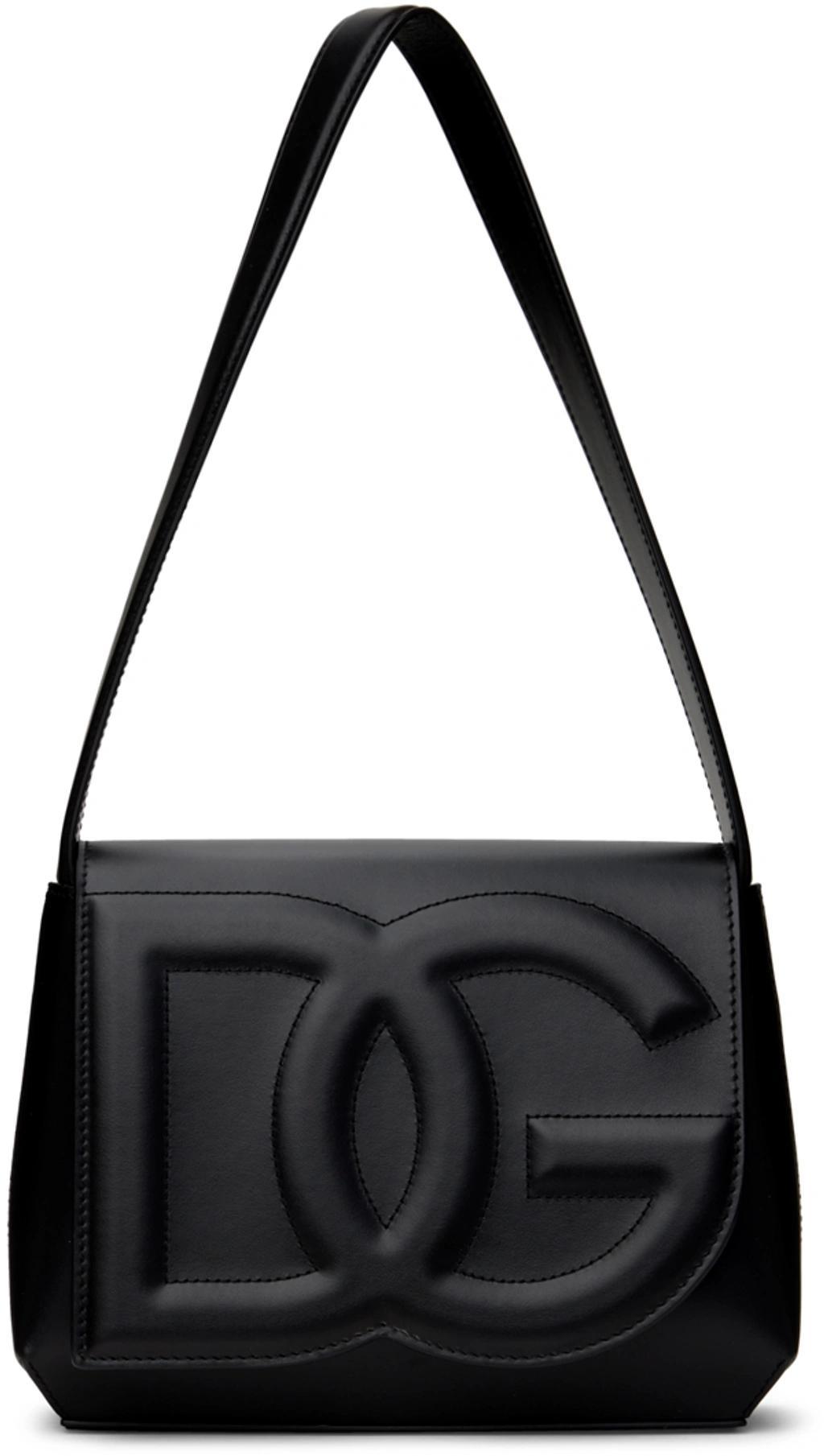 Dg Logo Shoulder Bag In 80999 Nero Product Image