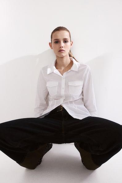 Tapered-Waist Cargo Shirt Product Image