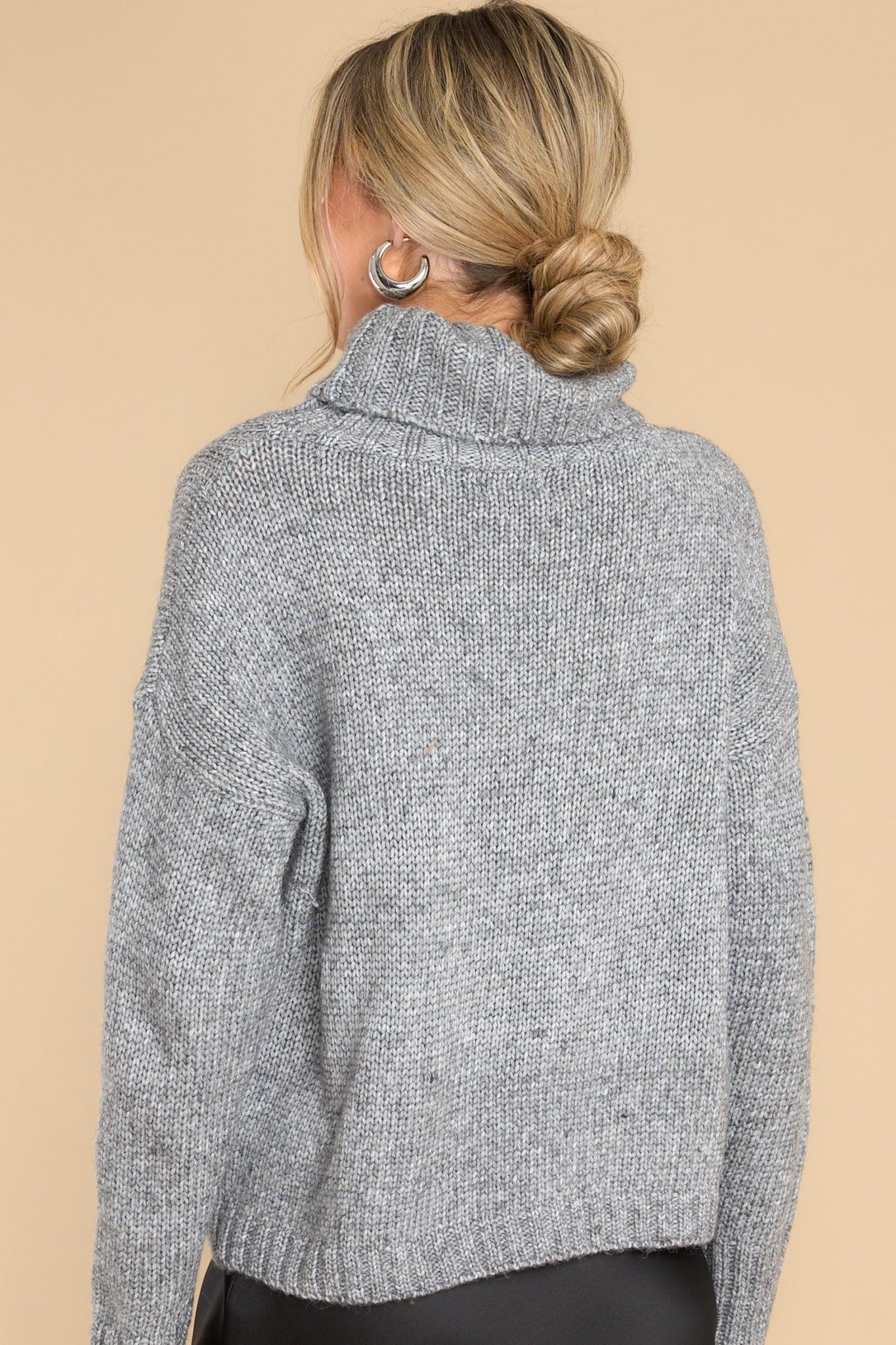 Fable Tuck It In Grey Sweater Product Image