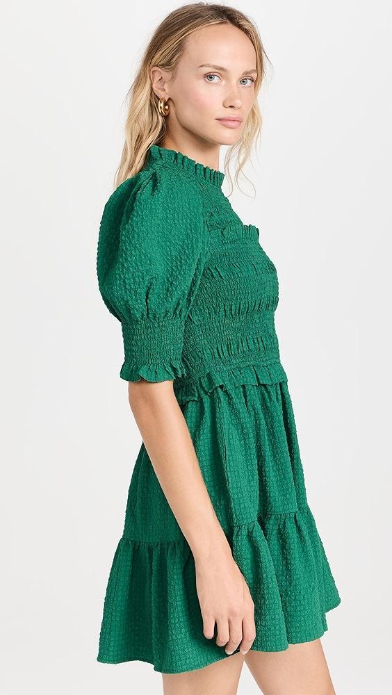 Sea Regina Seersucker Puff Sleeve Smocked Dress | Shopbop Product Image