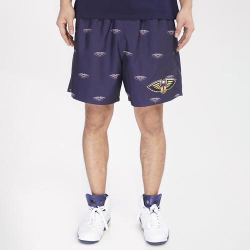 Pro Standard Mens Pro Standard Pelicans Mini Logo Woven Short - Mens Product Image