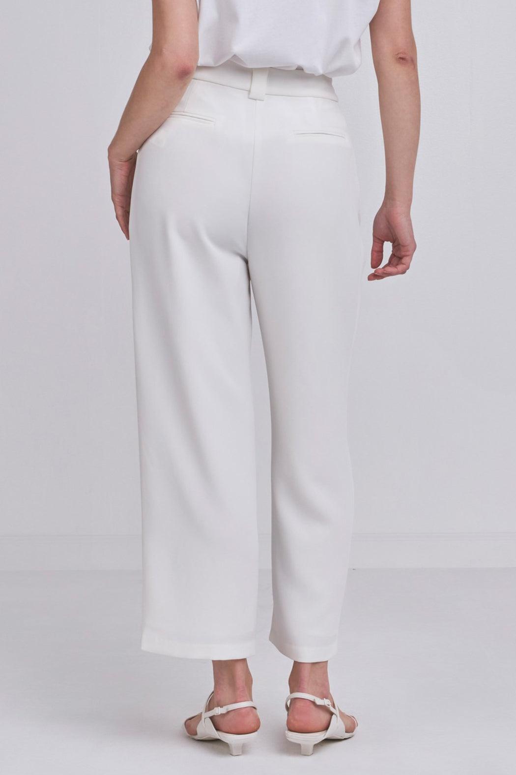 Button Detail Cropped Pant Product Image