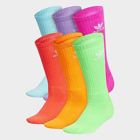 Adidas Originals Trefoil Crew Socks (6-Pack) Product Image