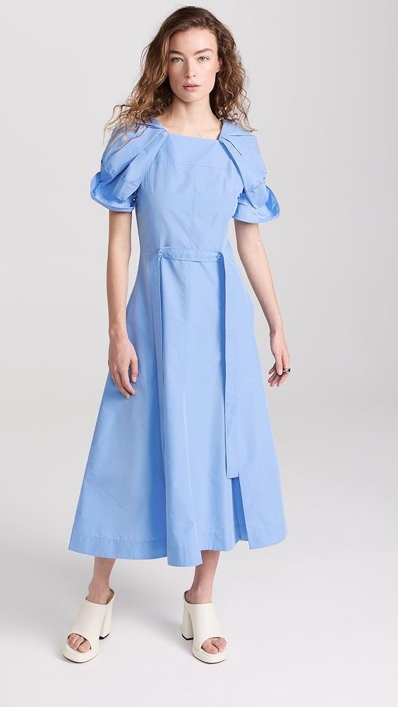 3.1 Phillip Lim Collapsed Bloom Sleeve Belted Dress | Shopbop Product Image