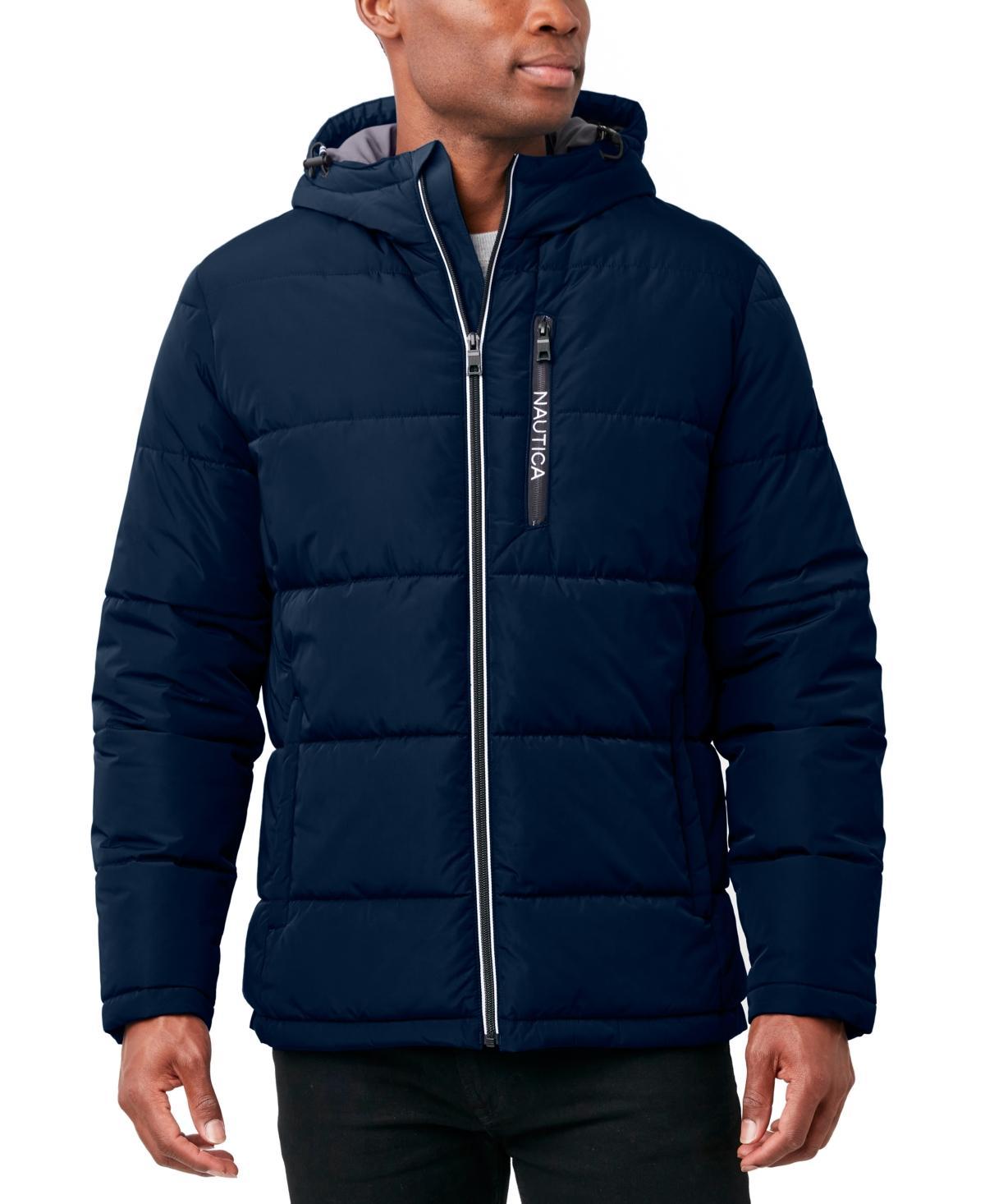 Nautica Mens Hooded Puffer Jacket Product Image