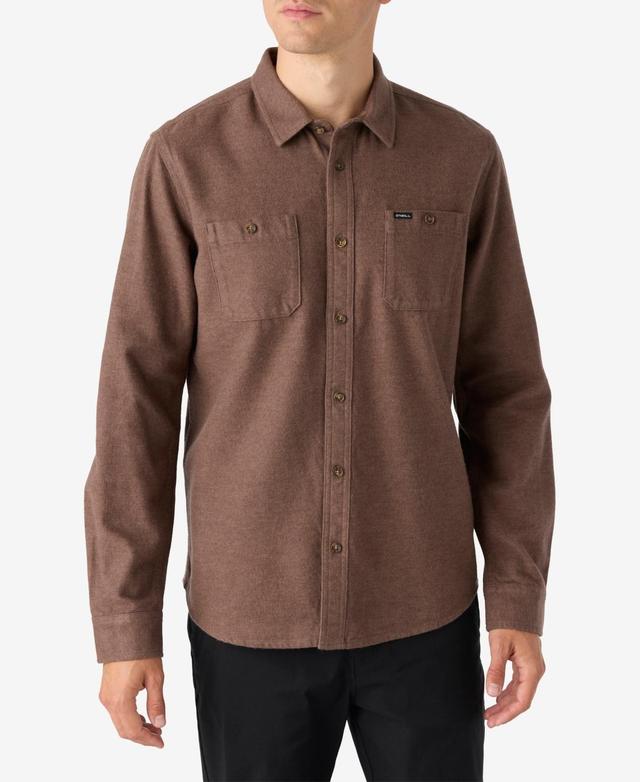 ONeill Mens Breakwater Solid Flannel Shirt Product Image