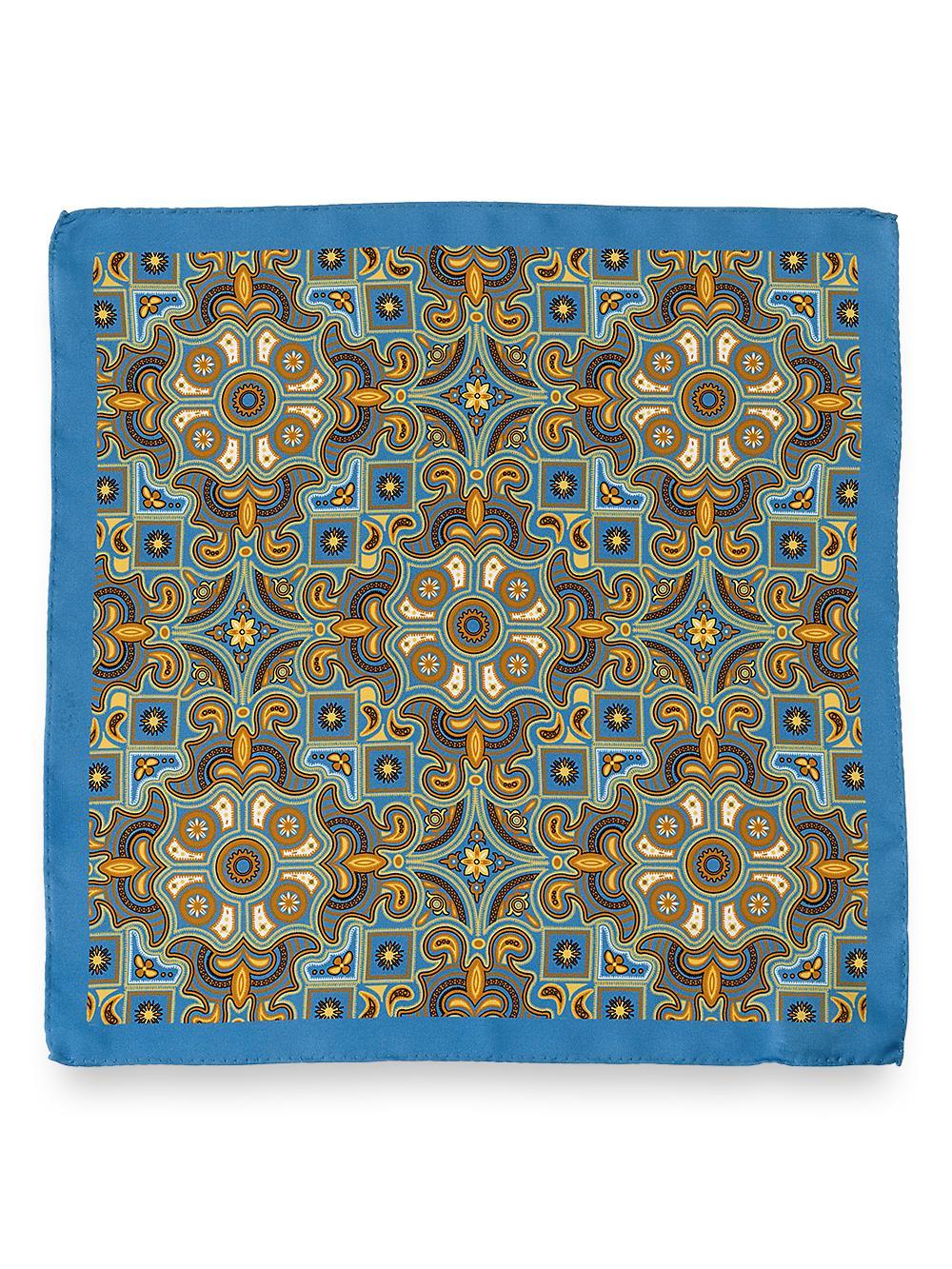 Medallion Silk Pocket Square Product Image