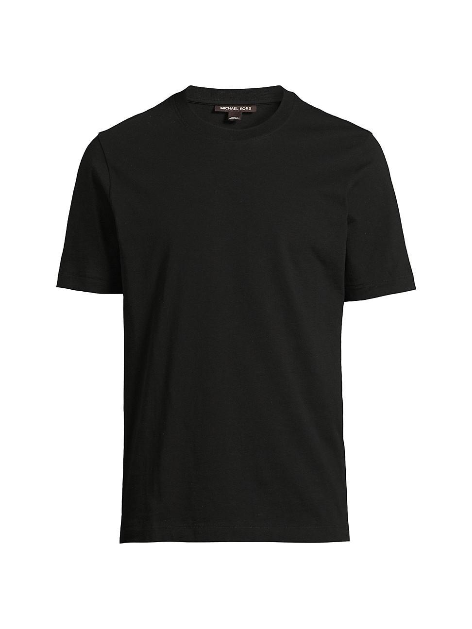 Mens Refine Cotton Crewneck T-Shirt Product Image