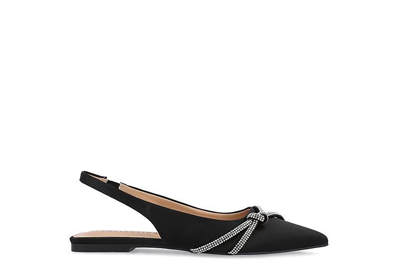 Journee Collection Rebbel Womens Flats Black Product Image