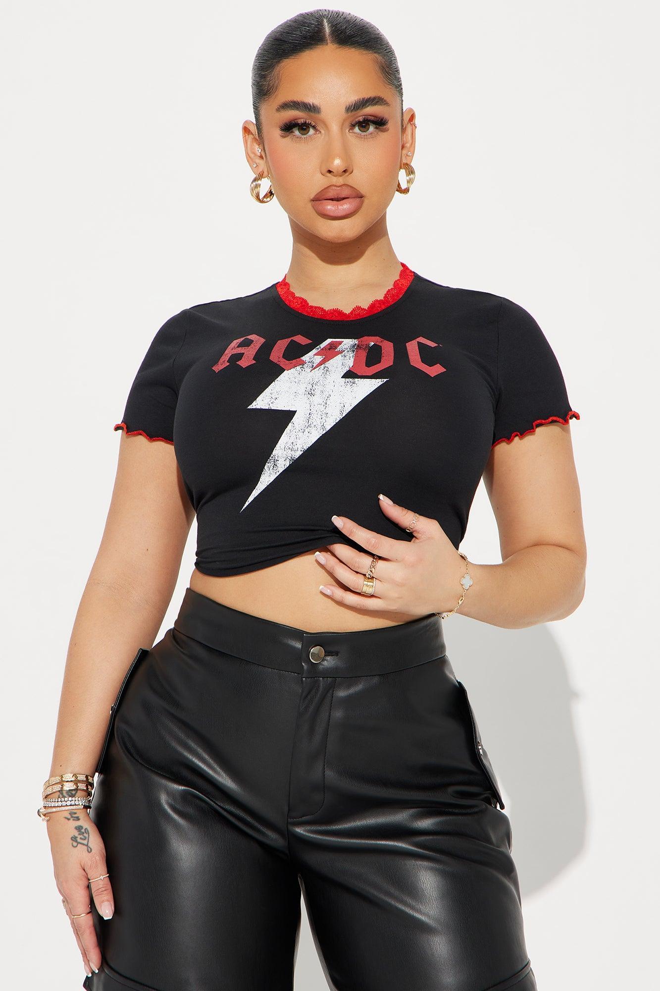 ACDC Electric Lace Tee - Black Product Image