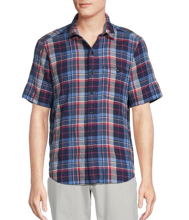 Tommy Bahama Beachside Summertime Plaidness Short Sleeve Woven Shirt Product Image