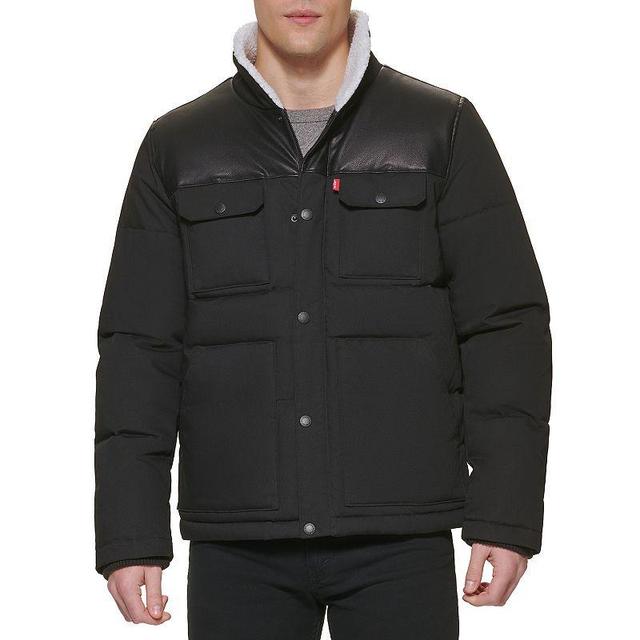 Mens Levis Mixed Media Parka Product Image