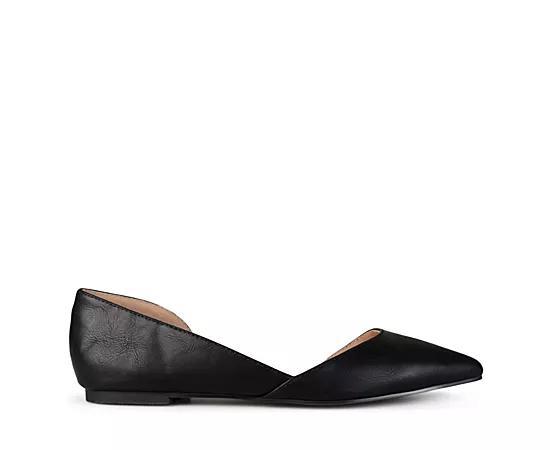 Journee Collection Womens Cortni Pointed Toe dOrsay Flats Product Image