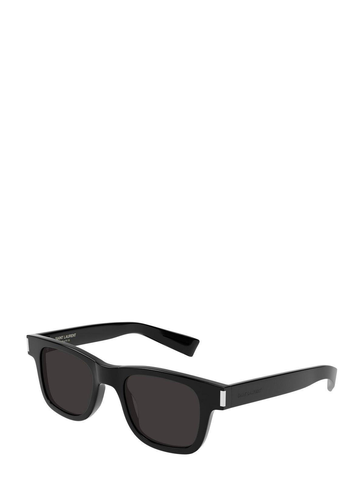 SAINT LAURENT Square Frame Sunglasses In 001 Black Black Black Product Image