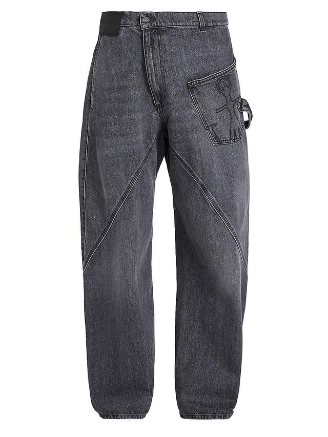 Mens Twisted Workwear Jeans Product Image