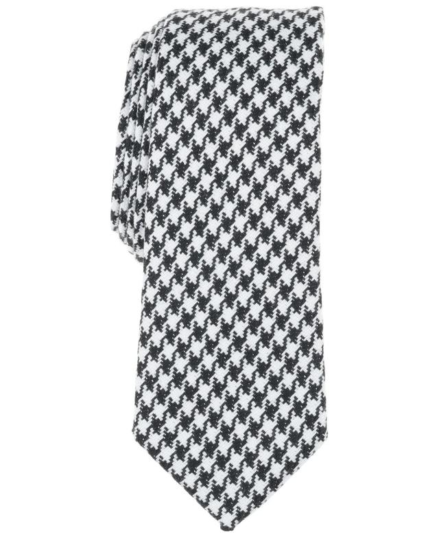 Bar Iii Mens Metallic Houndstooth Tie, Created for Macys Product Image