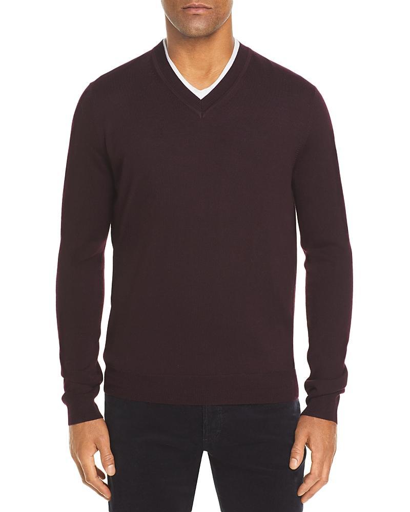 The Mens Store at Bloomingdales V-Neck Merino Sweater - Exclusive Product Image