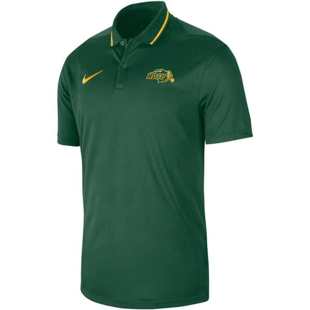 NIKE Green Ndsu Bison 2023 Sideline Coaches Performance Polo In Green Gold Product Image