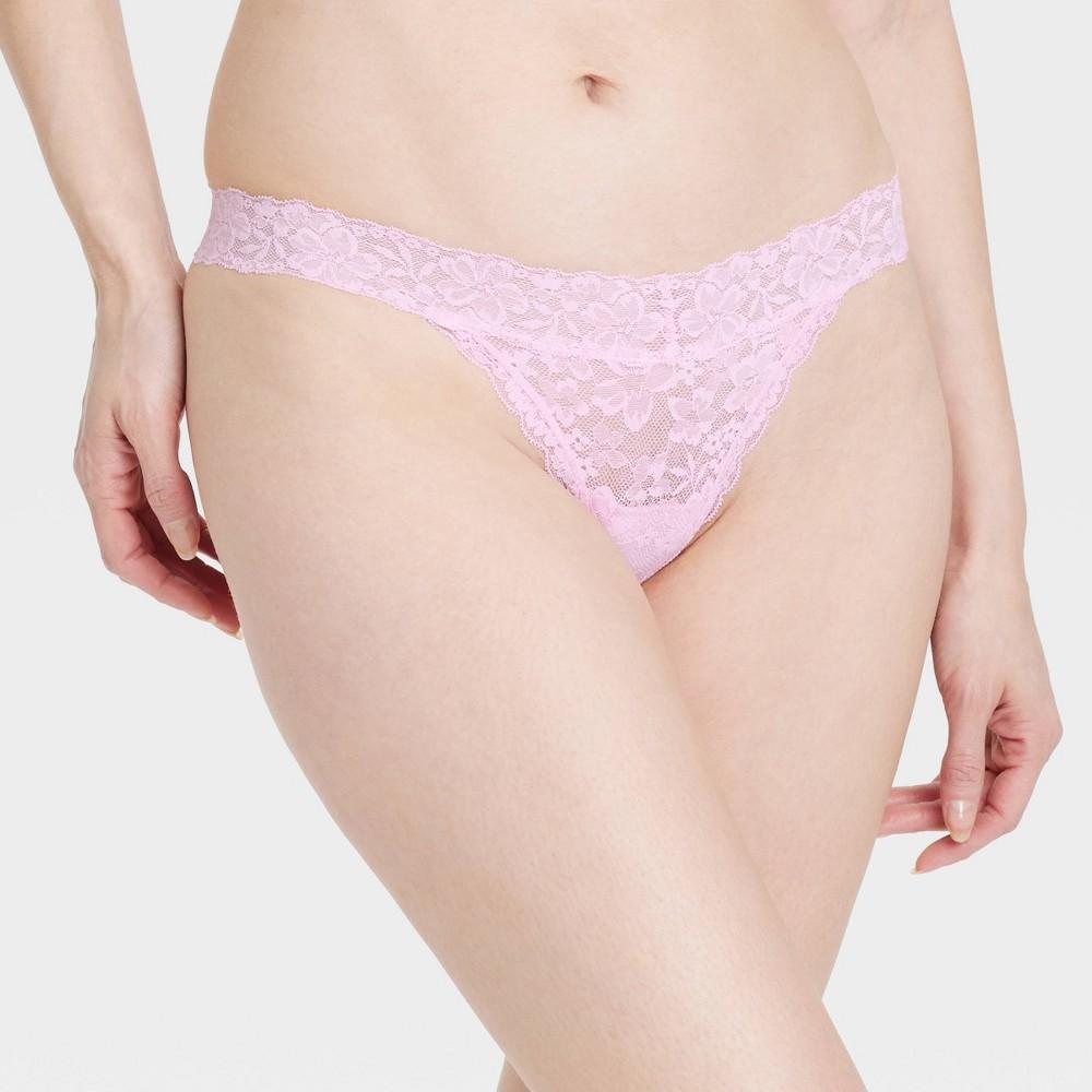 Womens Allover Lace Thong - Auden XS Product Image