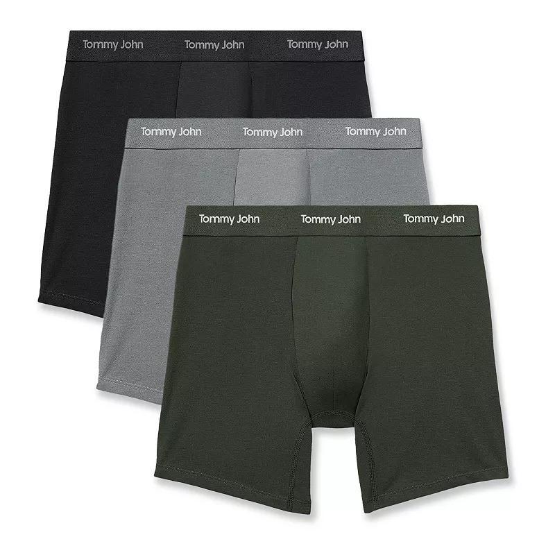 Mens Tommy John 3-Pack Luxe Modal Boxer Briefs Product Image