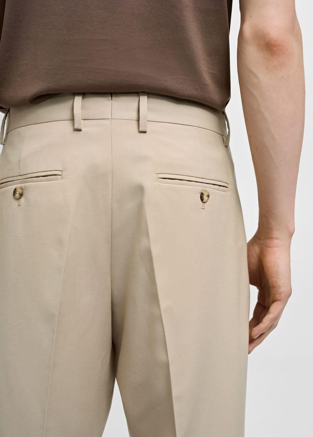 MANGO MAN - Regular fit suit pants beigeMen Product Image