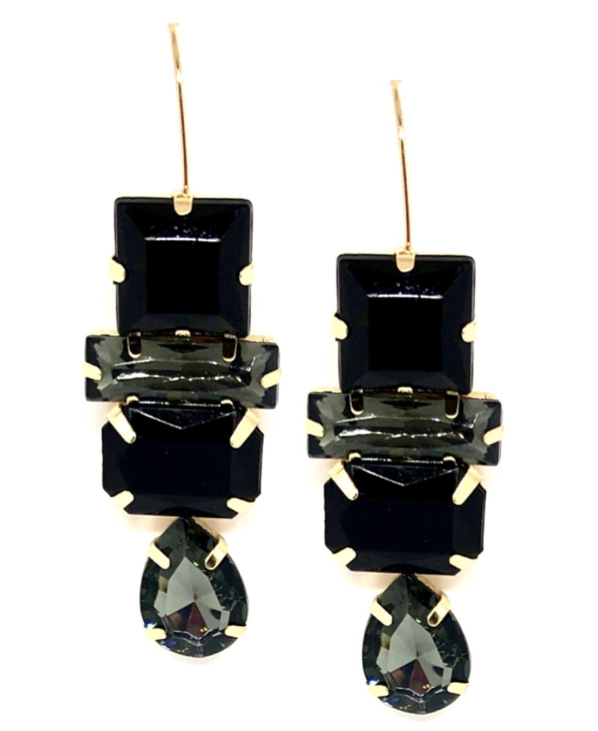 Accessory Concierge Womens Deco Gem Drop Earrings Product Image