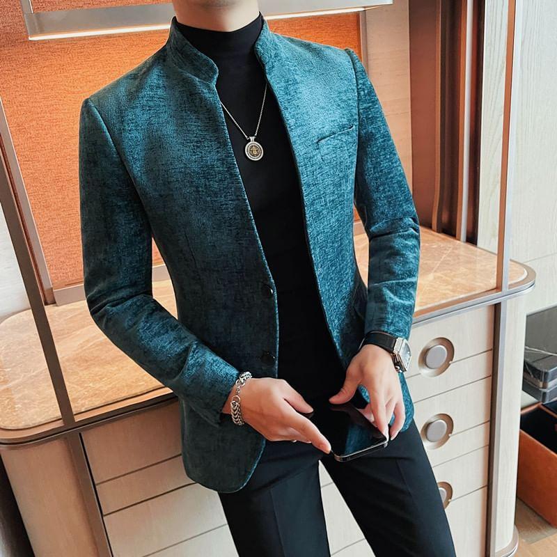 Plain Single-Breasted Blazer product image