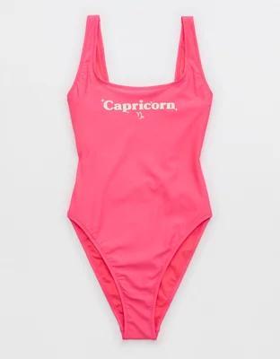 Aerie Astrology Babewatch Cheekiest One Piece Swimsuit Product Image