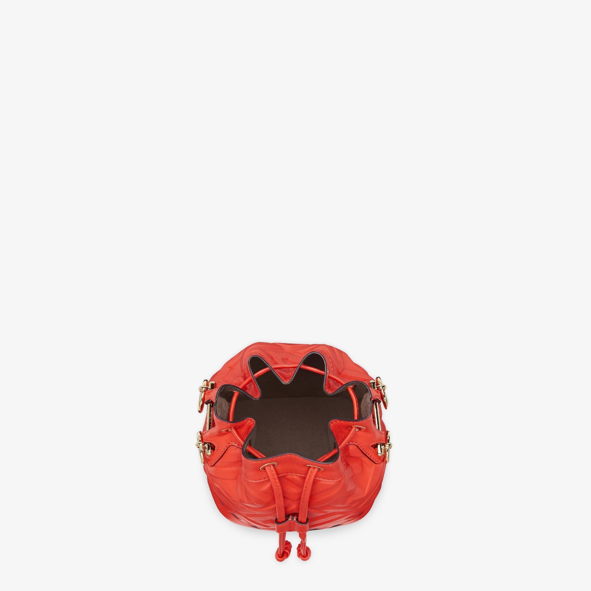 Mon TresorRed leather mini-bag with FF motif Product Image