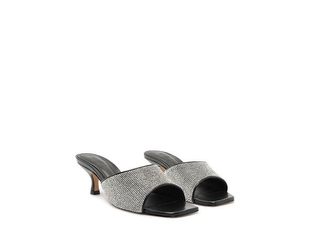 Schutz Dethalia Glam (Crystal Black) Women's Sandals Product Image