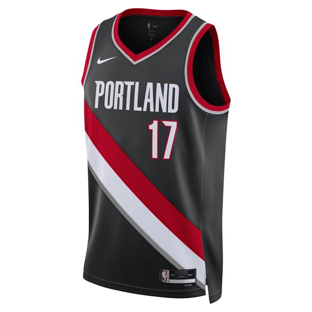 Mens and Womens Nike Scoot Henderson Black Portland Trail Blazers 2023 Nba Draft Swingman Jersey - Icon Edition - Black Product Image