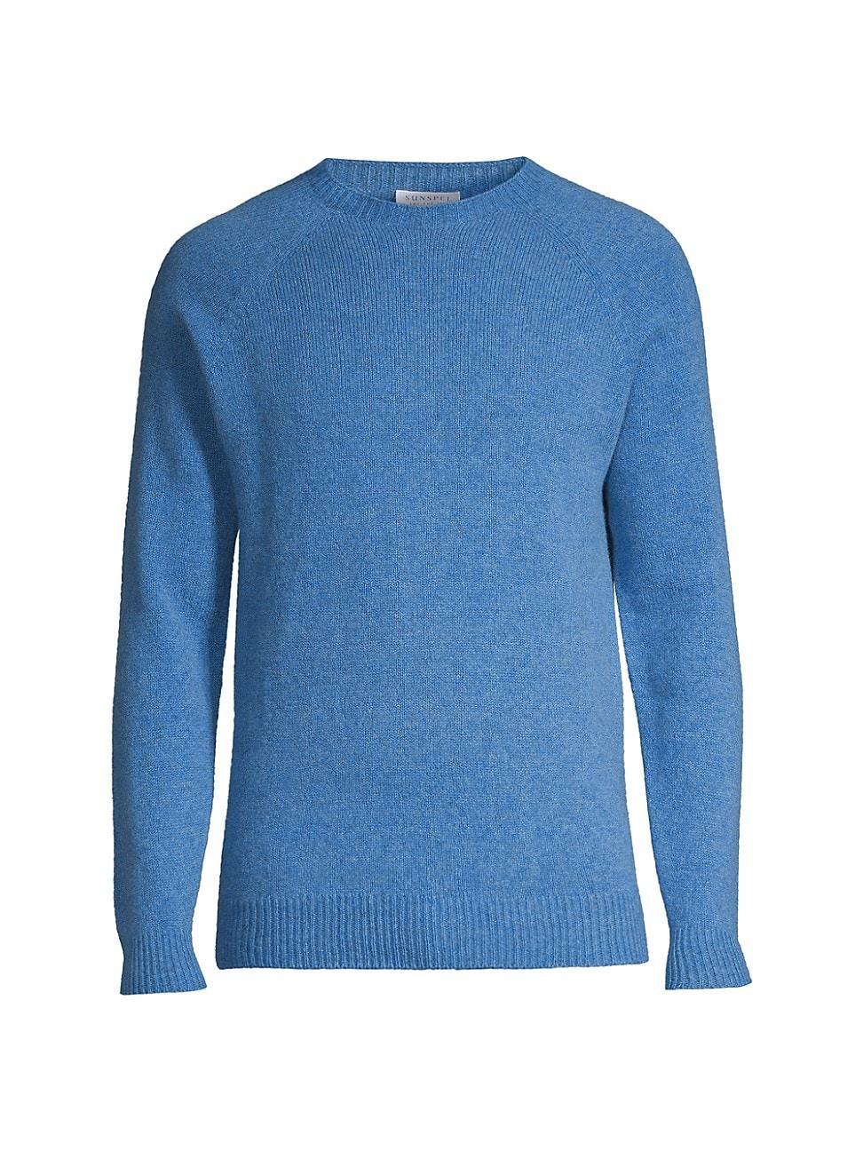 Mens Crewneck Wool Sweater Product Image