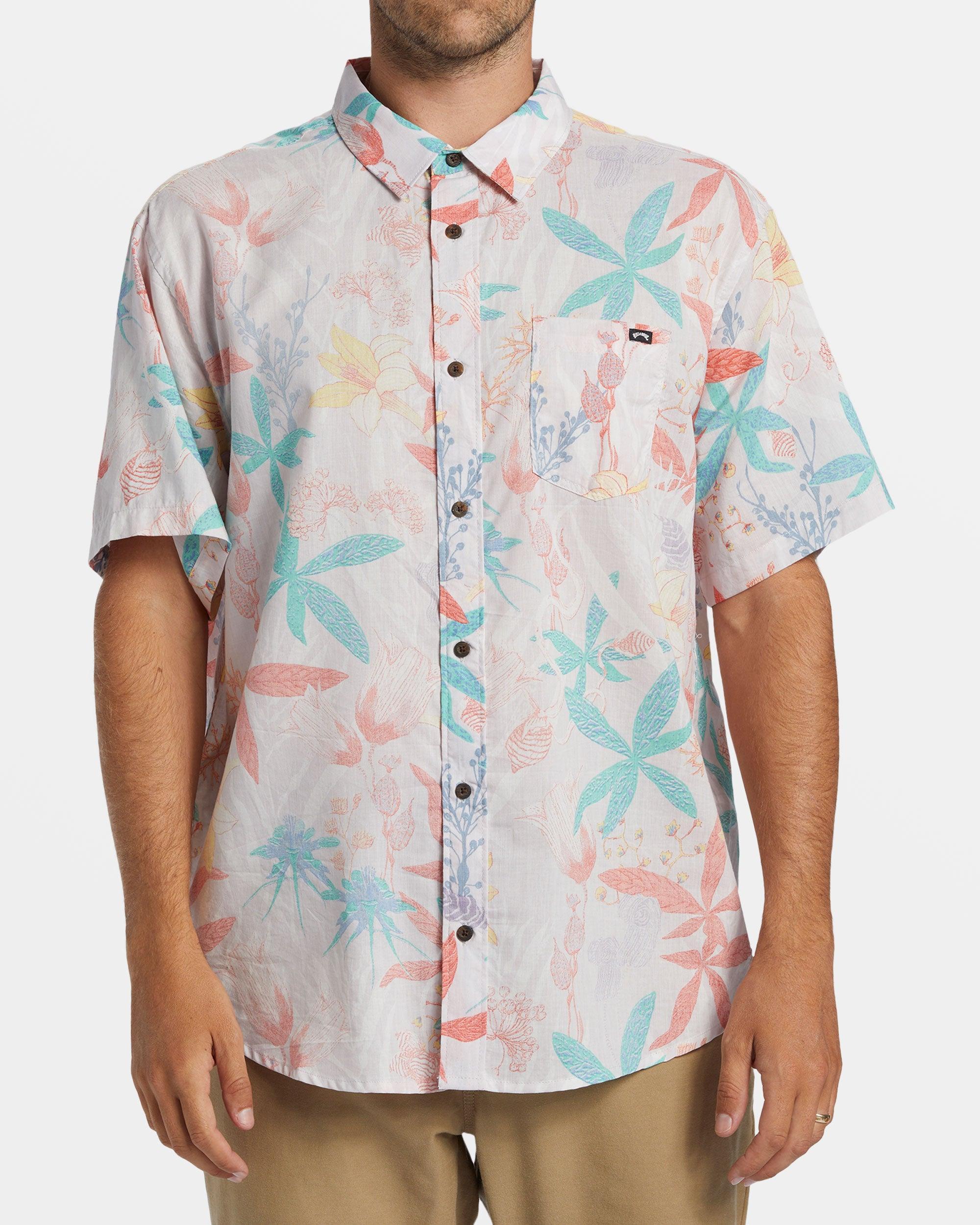 Sundays Short Sleeve Shirt - Fog Male Product Image