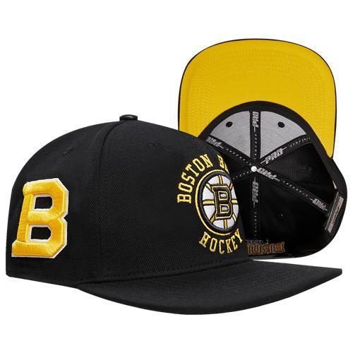 Pro Standard Mens Bruins Hybrid Snapback Cap Product Image