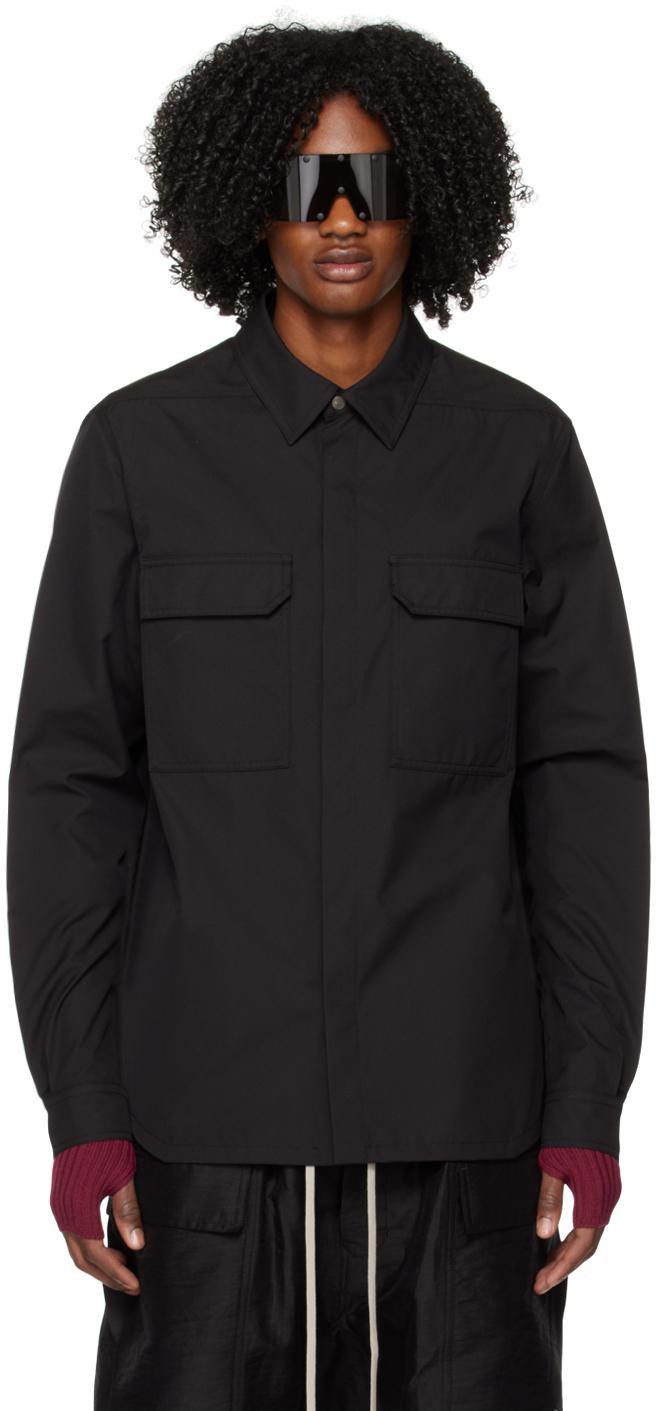 RICK OWENS Outershirt In Black Product Image